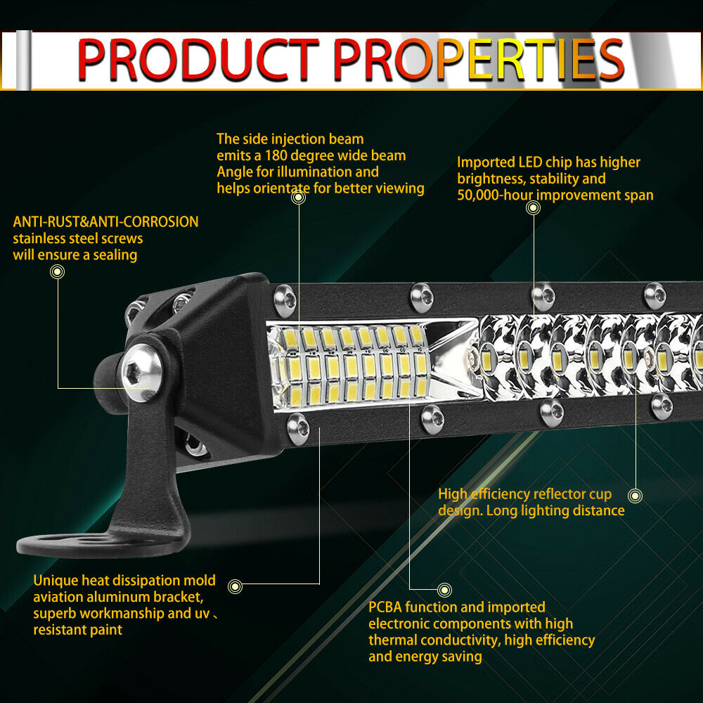 Litampo 20 inch LED Work Light Bar